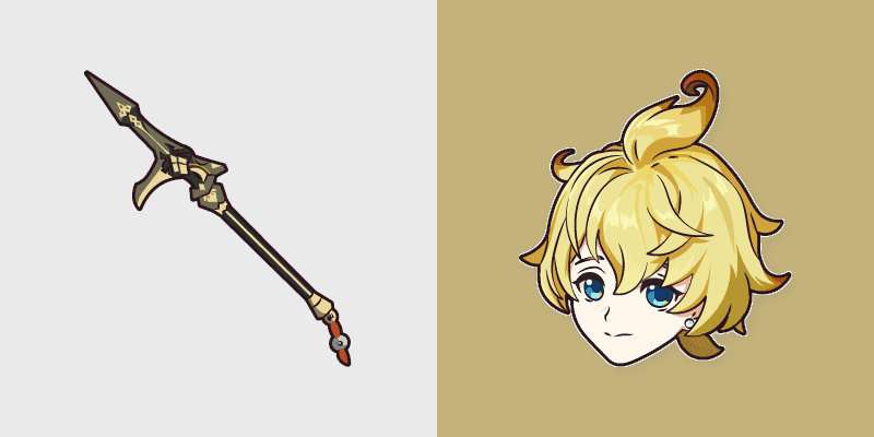 Cute Cursor Pack - Genshin Impact Mika & Starglitter