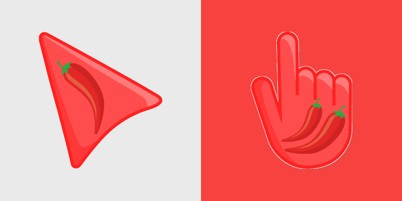 Spicy Red Cursor Pack