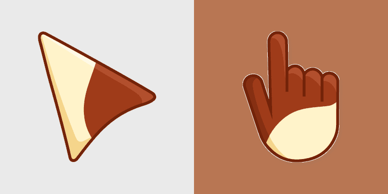 Cute Cursor Pack - Dark and White Delight