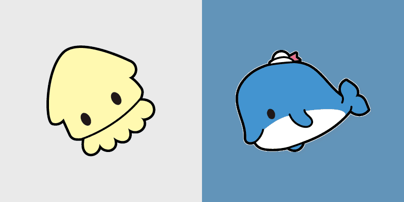 Captain Willy the Whale Cute Cursor Pack