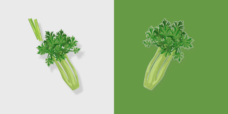 Cute Celery Cursor Pack