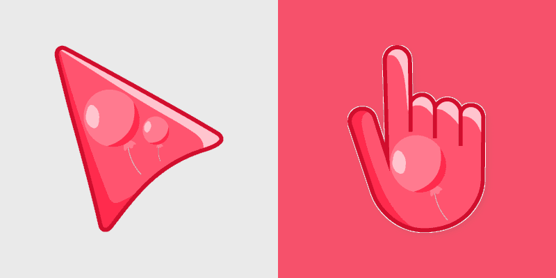 Hot Red Balloon Cursor Pack