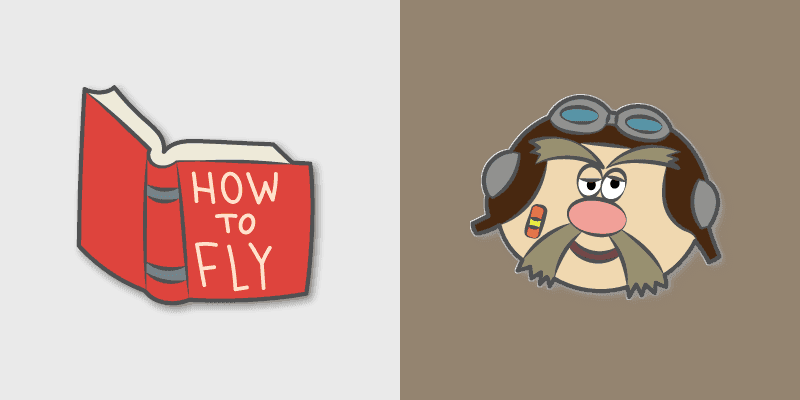 Cute Cursor Pack - PaRappa the Rapper with Captain Fussenpepper