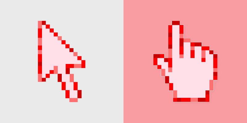 Glamorous Red Cursor Pack
