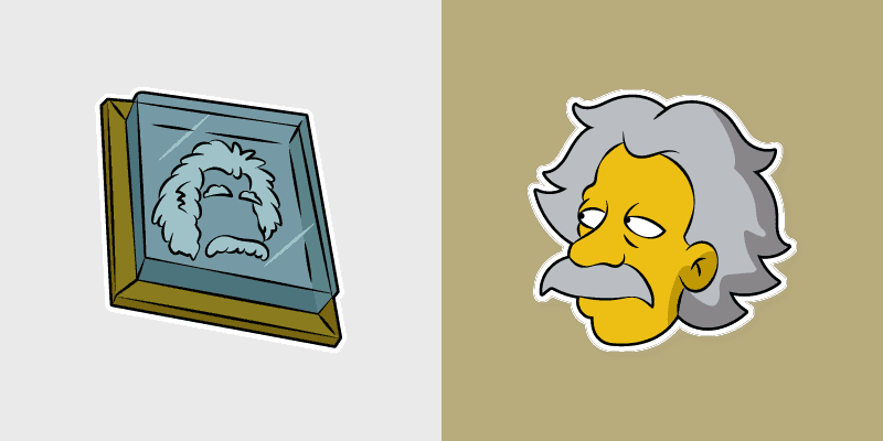 Cute Cursor Pack - The Simpsons Einstein