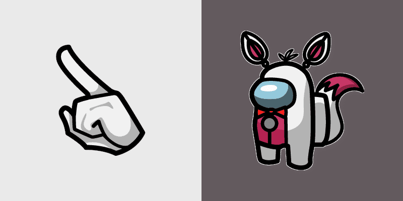 Custom Cursor Pack - Among Us & FNAF Funtime Foxy
