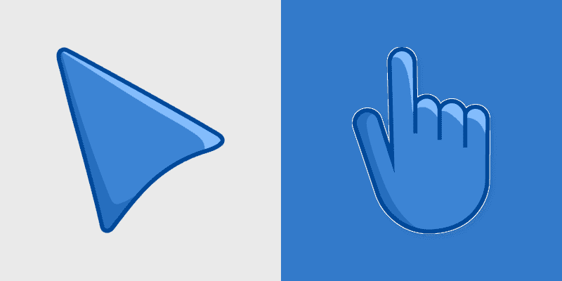 Cerulean Blue Custom Cursor
