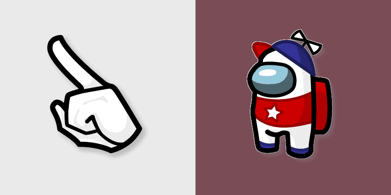 Custom White Homestar Runner Cursor Pack