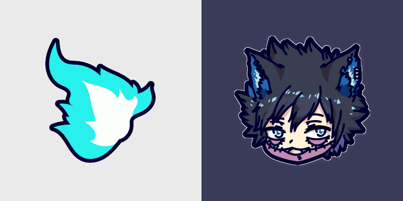 Cute Cursor Kawaii Dabi Todoroki