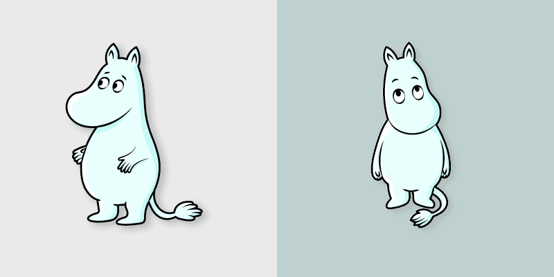 Moomin Moomintroll Custom Cursor Pack
