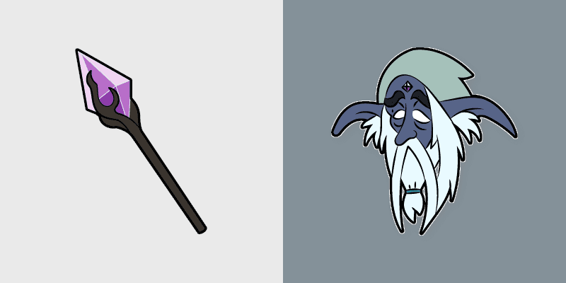 Cute Cursor Master Wortlop and Staff