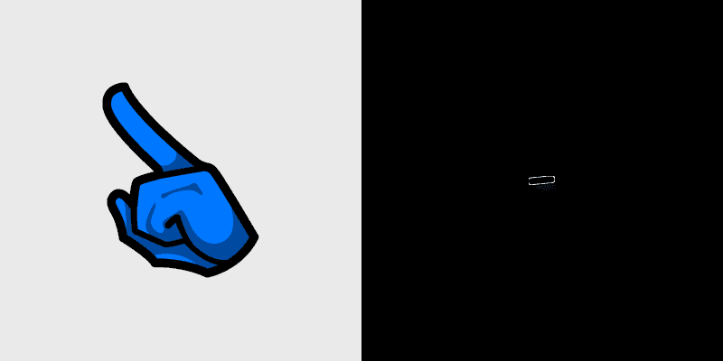 Custom Doraemon Among Us Cursor Pack