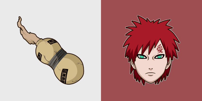Cute Cursor Pack - Naruto Gaara Edition