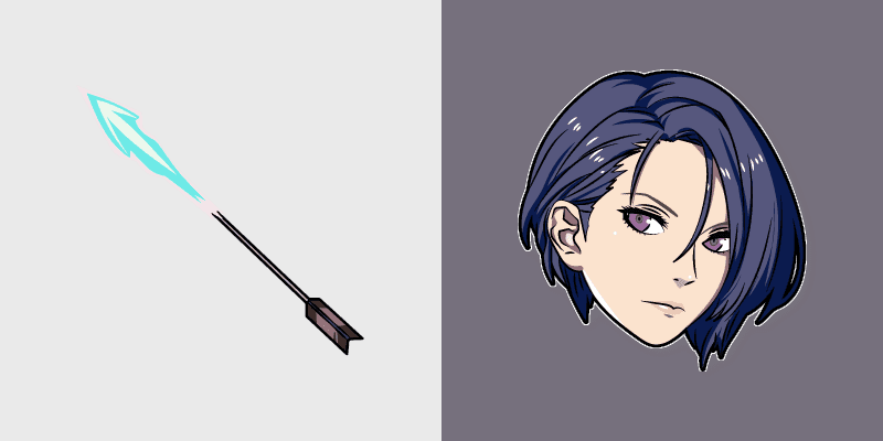 Custom Cursor Pack - Fire Emblem Shamir & Arrow