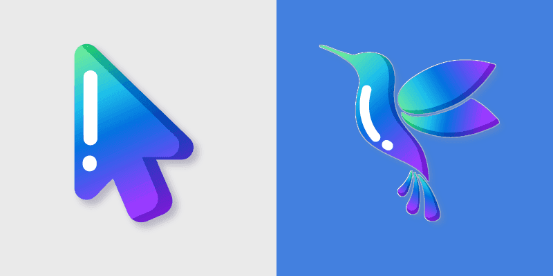 Enchanting Hummingbird Cursor Pack