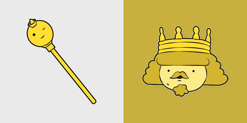 Custom Cursor Adventure Time - King of Ooo & Scepter