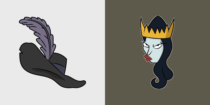 Cute Cursor Pack: Queen Oona and Pirate Hat