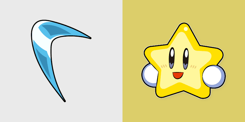 Cute Kirby Star Cursor Pack