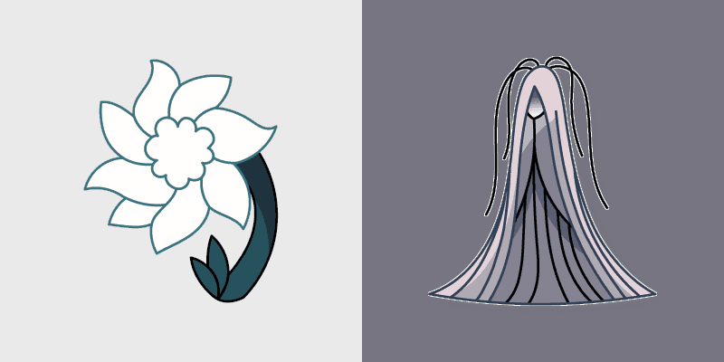 Hollow Knight Grey Mourner Mouse Cursor Pack