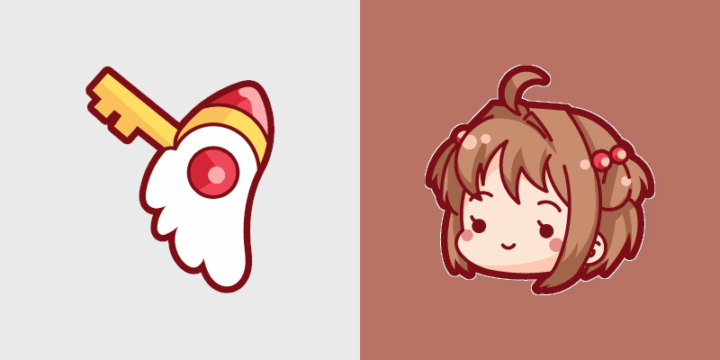 Cute Sakura Kinomoto Custom Cursor