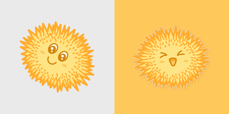 Cute Orange Cursor Pack