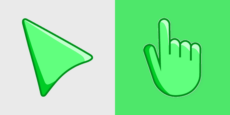 Spring Green Custom Cursor Pack
