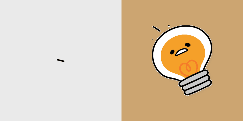 Cute Cursor Pack - Gudetama Sun & Light Bulb
