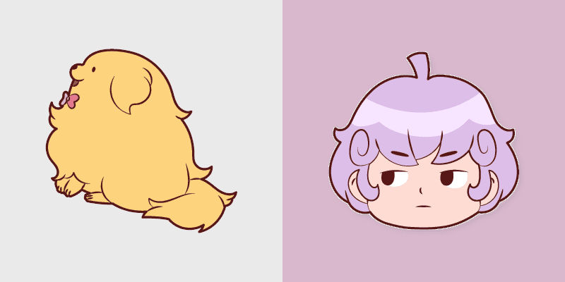 Cardamon and Sticky Cute Custom Mouse Cursor Pack