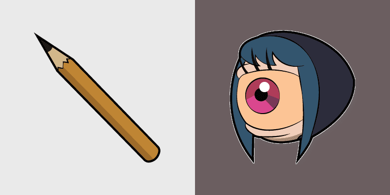 Cute Cursor - The Owl House Eileen & Pencil