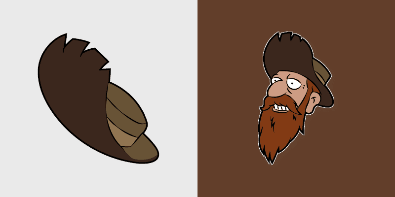 Cute Cursor Pack: Futurama Waterfall & Cowboy Hat