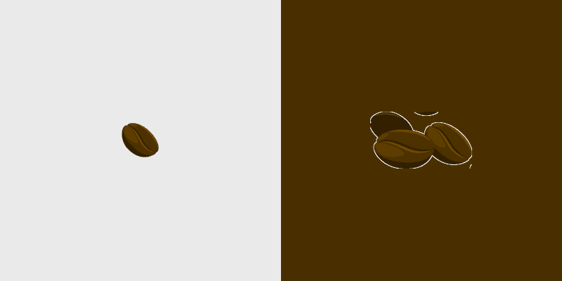 Custom Cute Coffee Bean Cursor Pack