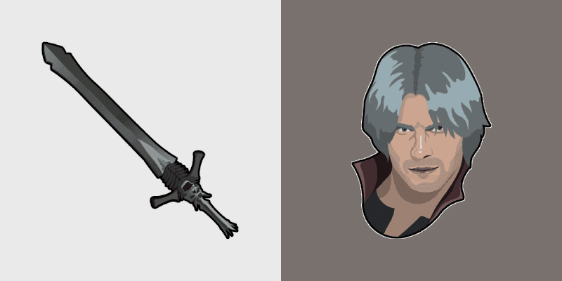 Devil May Cry Dante Rebellion Custom Cursor