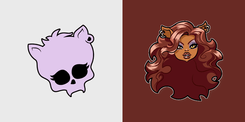 Cute Cursor Pack - Clawdeen Lucia Wolf