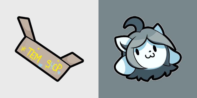 Undertale Temmie Cute Mouse Cursor
