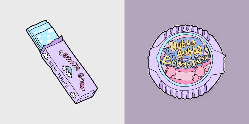 Cute Cursor Pack - Bubblegum Beach Inspiration