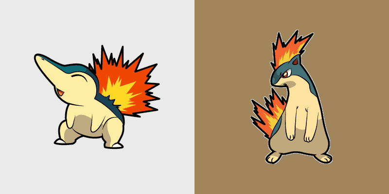 Cute Cursor Collection - Cyndaquil & Quilava
