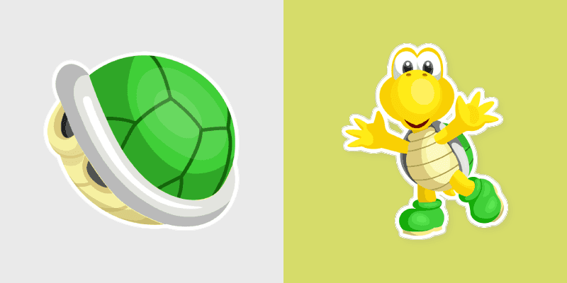 Custom Cursor Collection - Super Mario Koopa Troopa