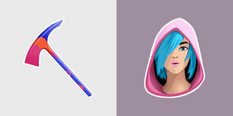 Custom Cursor Pack - Fortnite Iris Skin Pop Axe