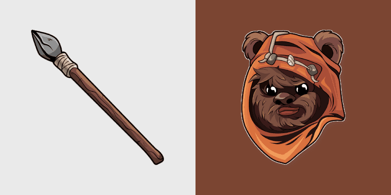 Star Wars Cute Cursor Pack - Wicket & Ewok