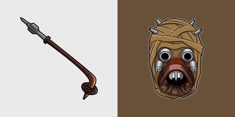 Star Wars Custom Cursor Pack - Tusken Raider and Gaderffii