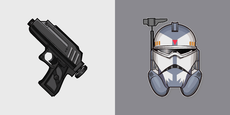 Star Wars Cute Wolffe Blaster Cursor Pack
