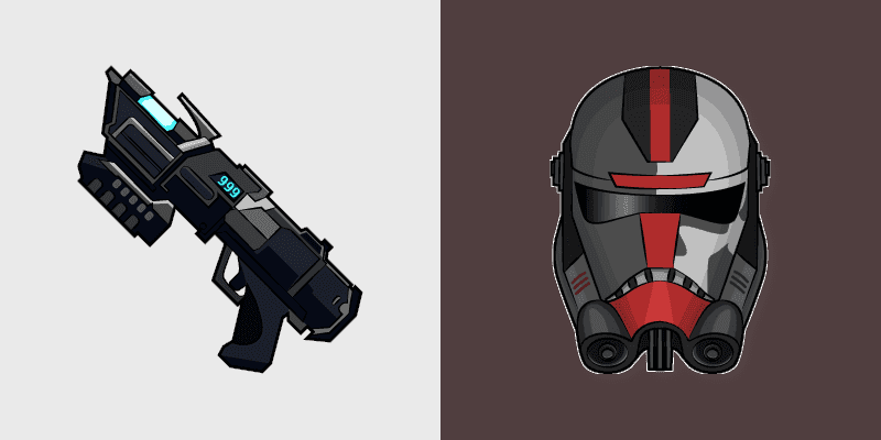 Cute Cursor Pack - Star Wars Hunter DC-17m Blaster