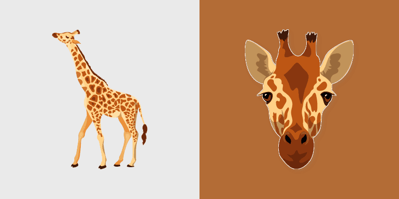 Cute Cursor Pack - Giraffe