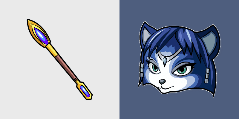 Cute Blue Fox Cursor Pack