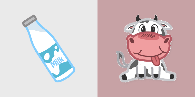 Cute Cow Custom Cursors Pack
