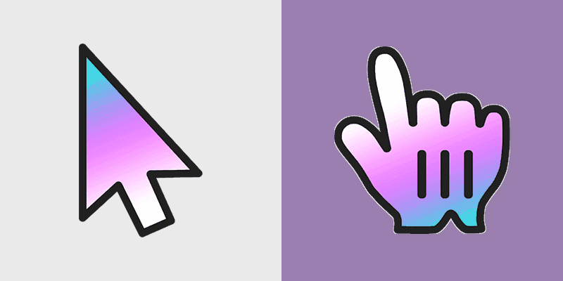 Custom Cursor Gradient Pack