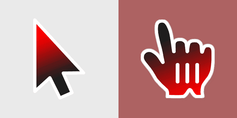 Custom Cursor Pack - Sin City Gradient