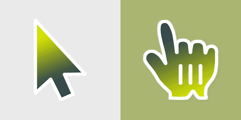 Cute Cursor Gradient Pack