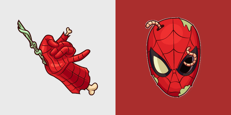 Custom Zombie Spider-Man Cursor Pack