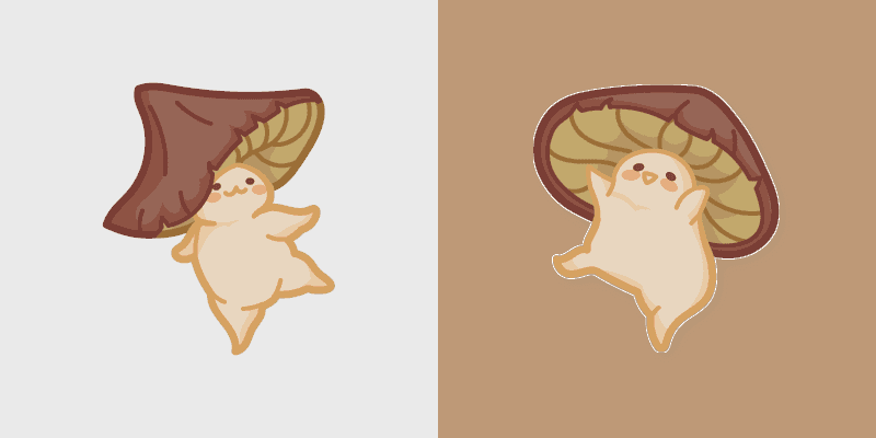 Dancing Mushroom Custom Cursor Pack